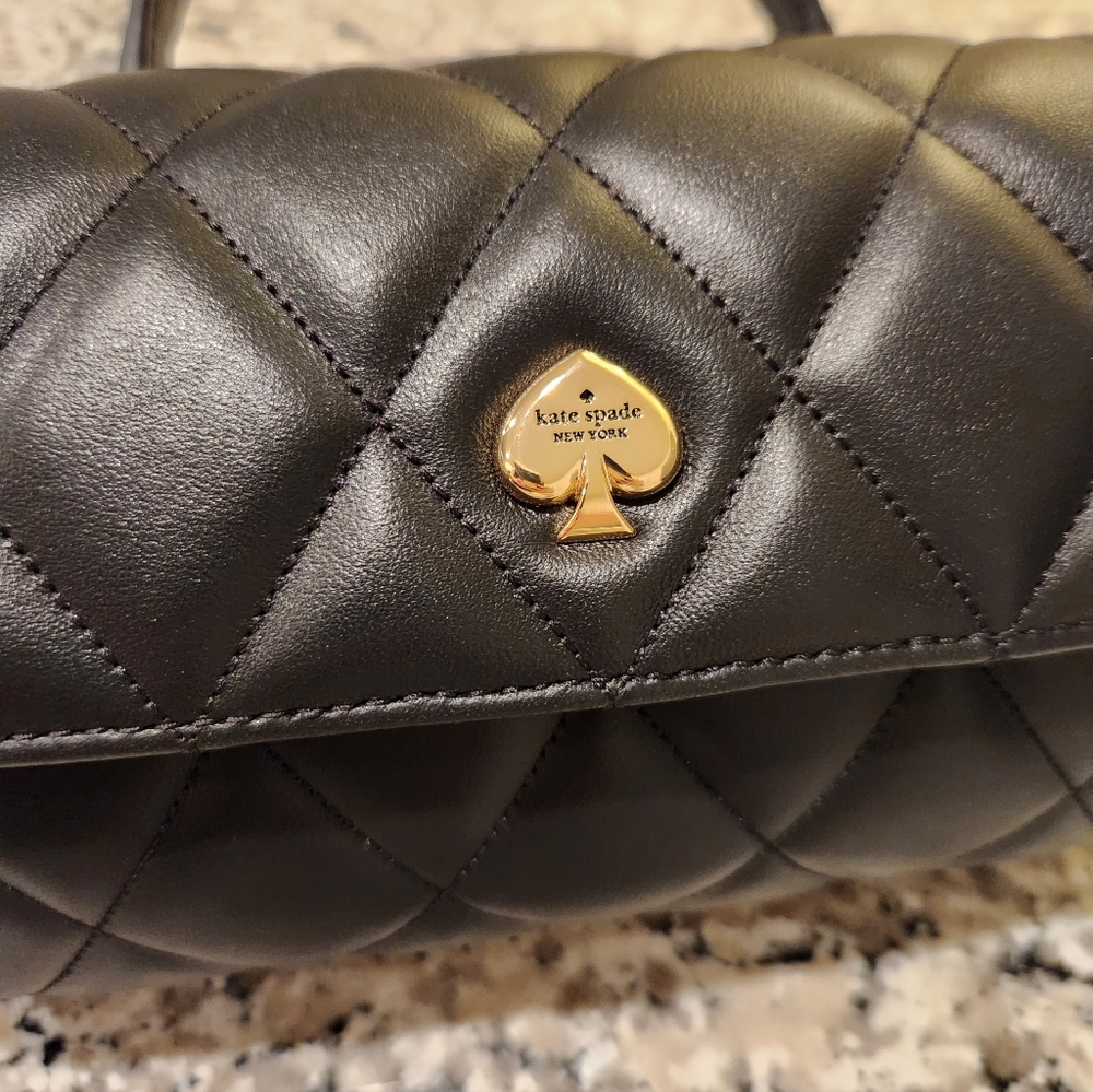 New With Tag Kate Spade Heart Quilted Leather KK175 Bag - Picture 2 of 11